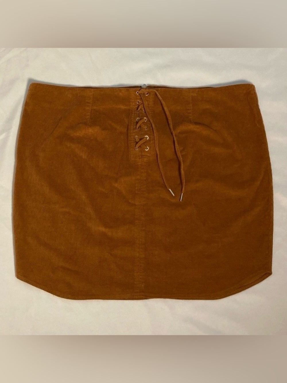 ⭐️ Rue21 Rust Orange Corduroy Mini Skirt Size 4X